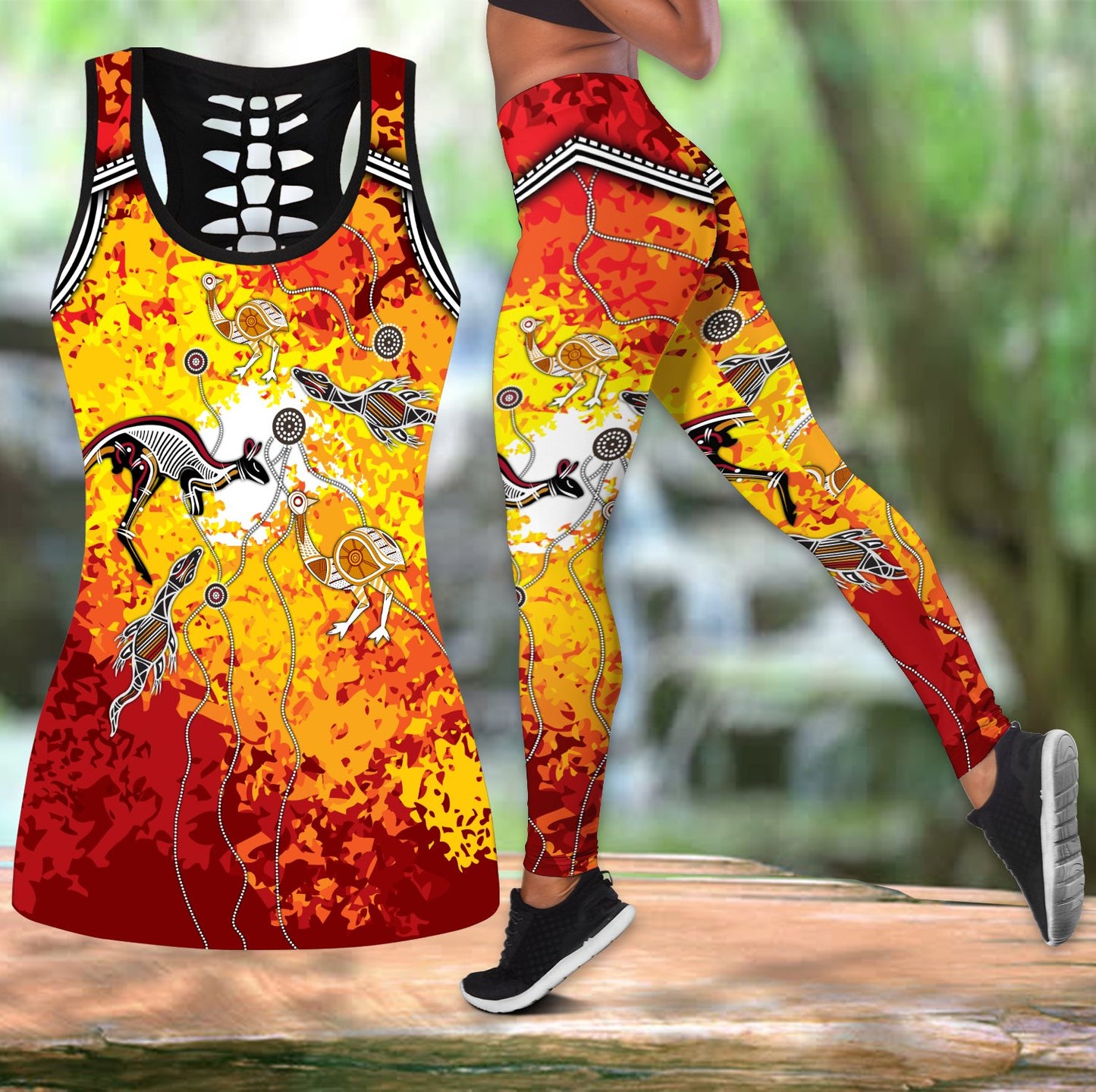 Indigenous Naidoc Week Always Will Be Legging + Hollow Tank Combo