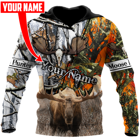 Moose Hunting  3D All Over Printed Shirts DL2023203