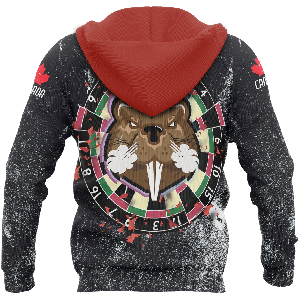 Canada Darts Pullover Hoodie PL-Apparel-PL8386-Hoodie-S-Vibe Cosy™