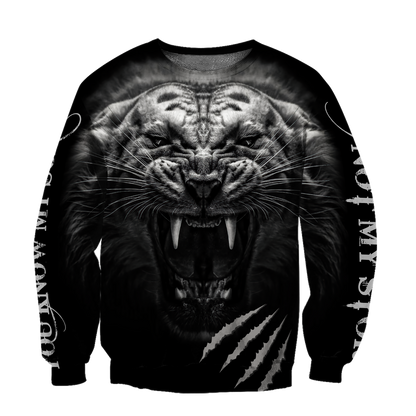 You Don't Know My Story Tiger Over Printed Hoodie