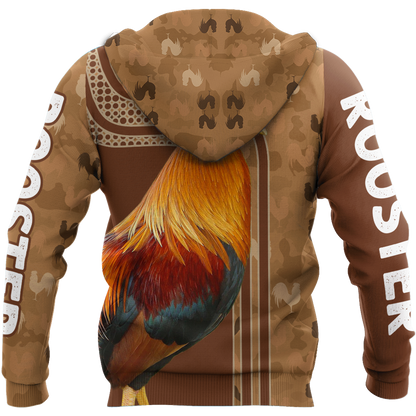 Premium Rooster 3D All Over Printed Unisex Shirts