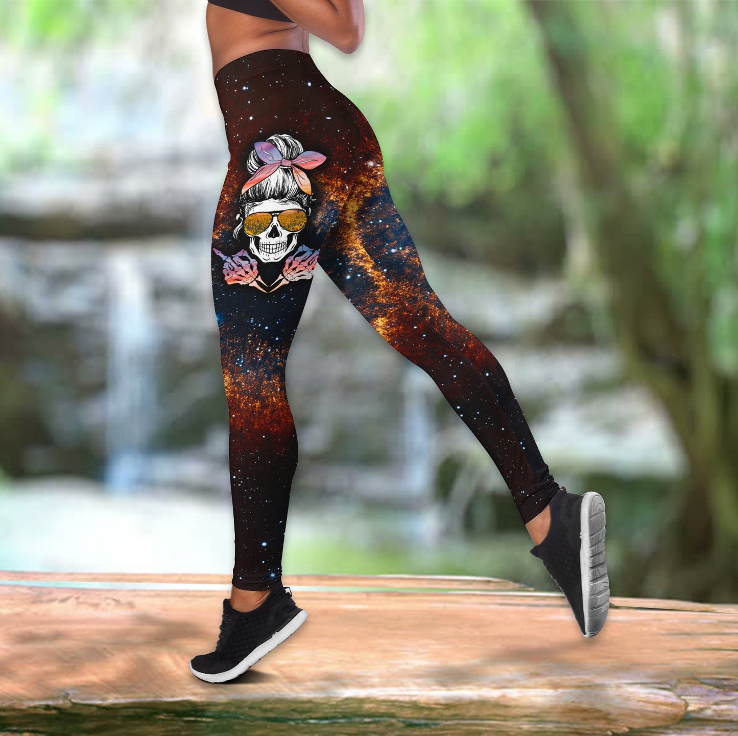 I Do What I Want Skull Combo Tank Top + Legging DQB09082001