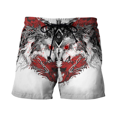 Wolf Tattoo 3D All Over Printed Unisex Shirt No 04
