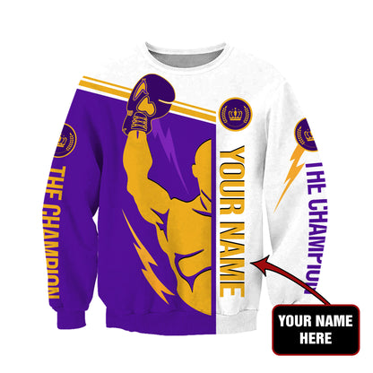 Custom Name The Champion 3D All Over Printed Unisex Shirts