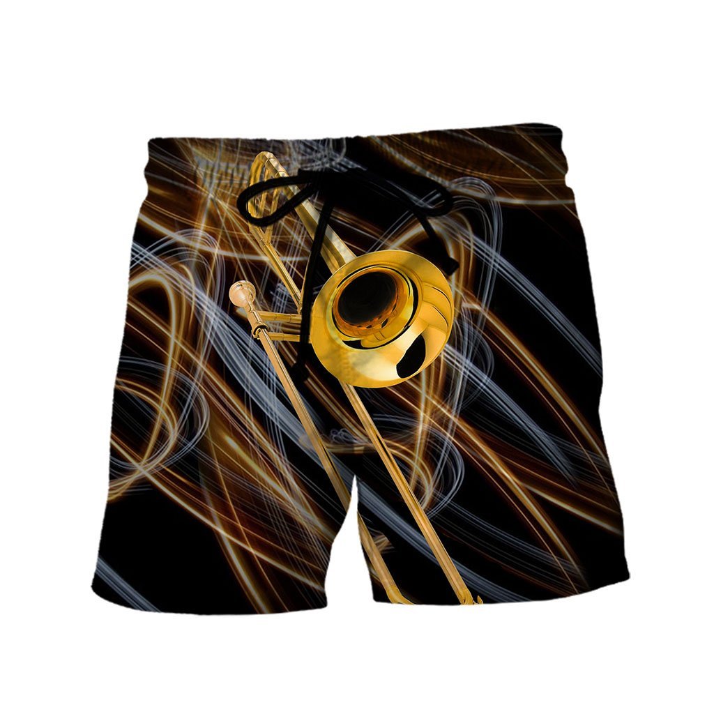 Trombone music 3d hoodie shirt for men and women HG12112-Apparel-HG-Shorts-S-Vibe Cosy™