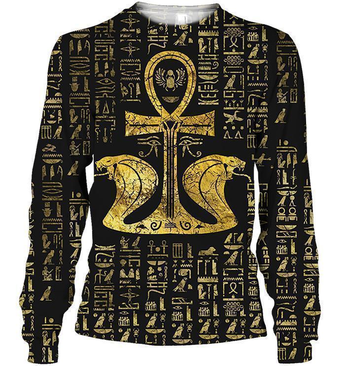 All Over Printed Egyptian Cross Ankh - Amaze Style™-Apparel