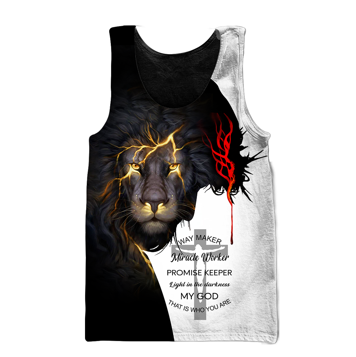 Easter Jesus - Way Maker-Apparel-HP Arts-Tank top-S-Vibe Cosy™
