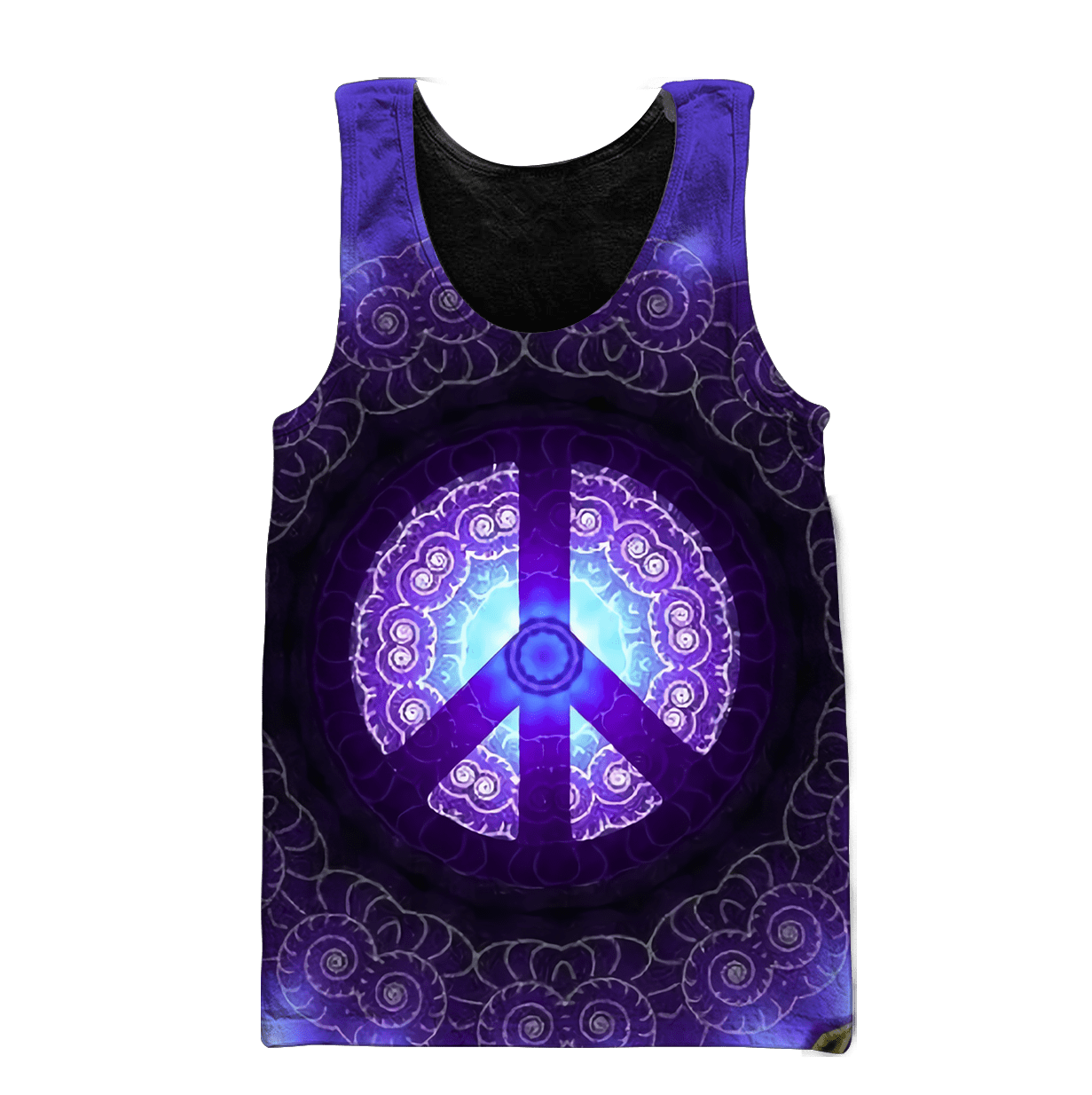 Hippie Peace 3D All Over Printed Hoodie Shirt by SUN AM100301-Apparel-SUN-Tank top-S-Vibe Cosy™