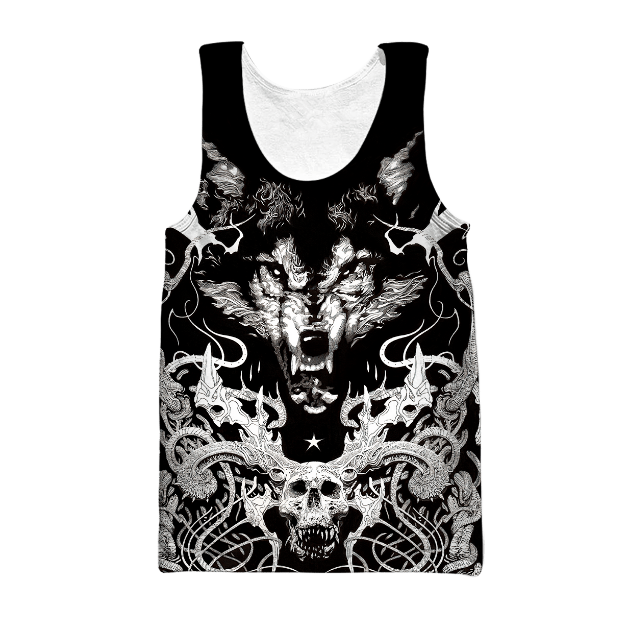 3D All Over Printed Wolf Tattoo Unisex Shirts AM102066