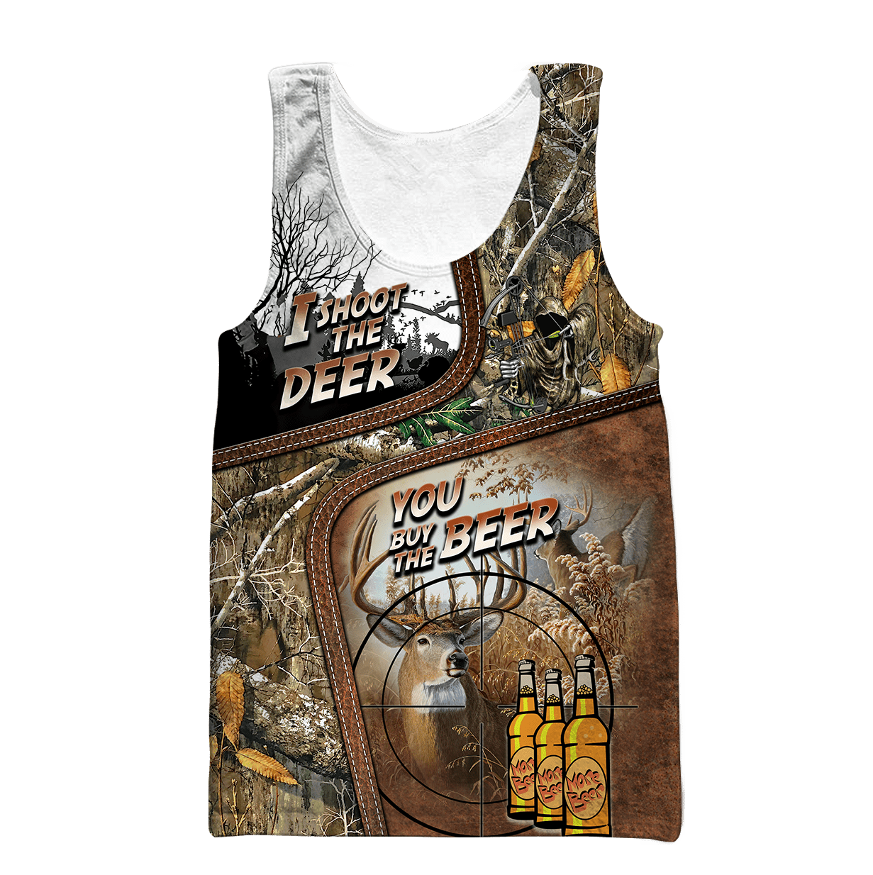 I shoot the Deer you buy the Beer  3D All Over Print Hoodie AM092054
