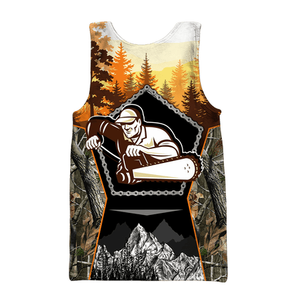 All Over Printed Lumberjack Hoodie AM092042-MEI