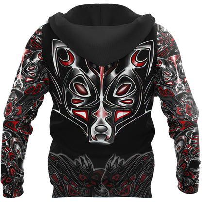 Wolf Tattoo 3D All Over Printed Unisex Shirts No 02