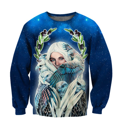 Premium Athena Goddess of Wisdom and War 3D All Over Printed Shirts