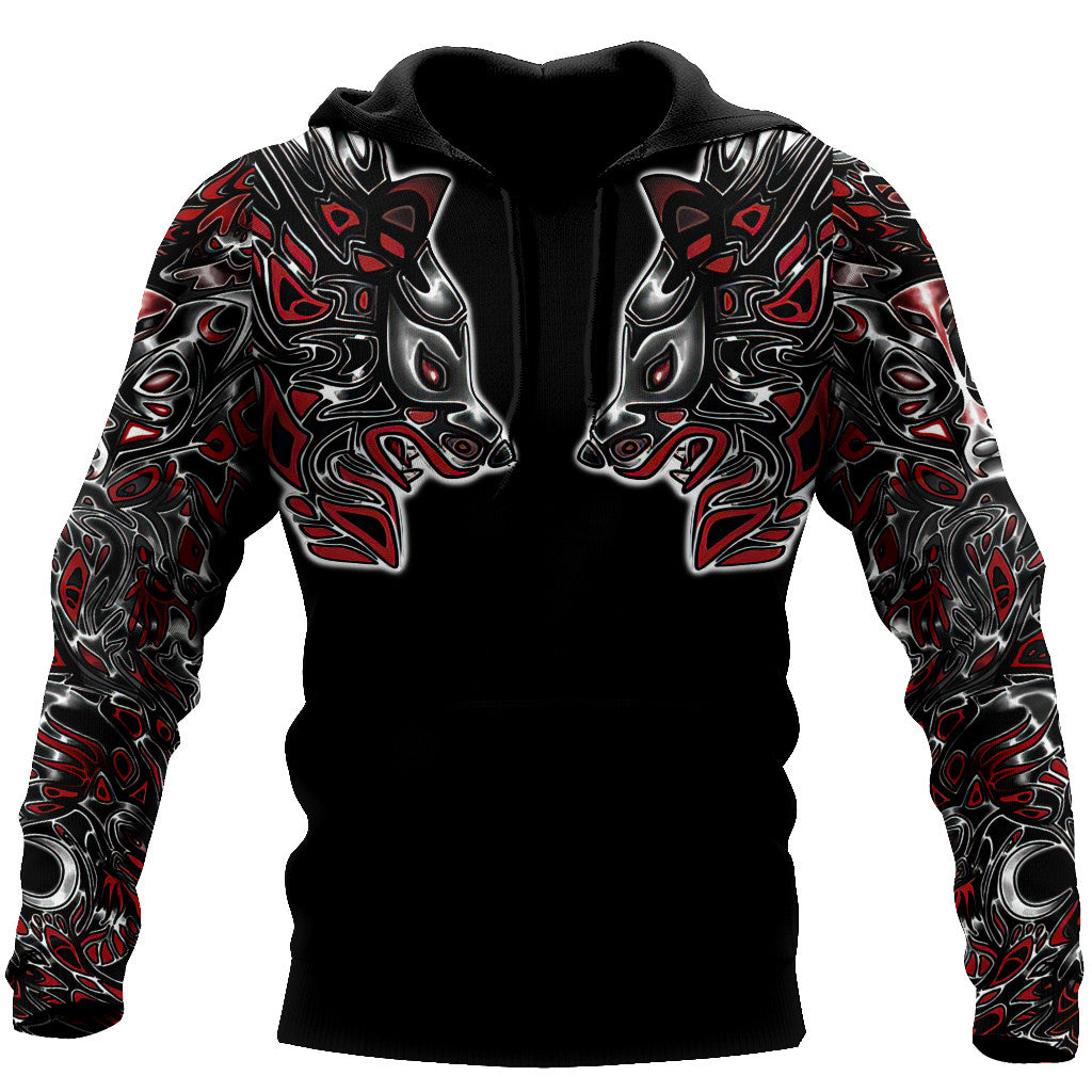 Wolf Tattoo 3D All Over Printed Unisex Shirts No 02
