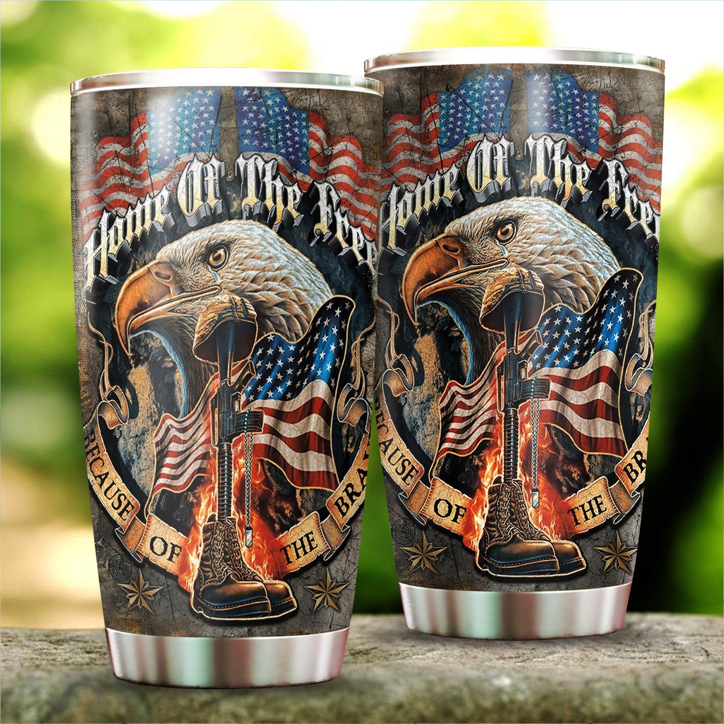 Customize Name United States Army Tumbler