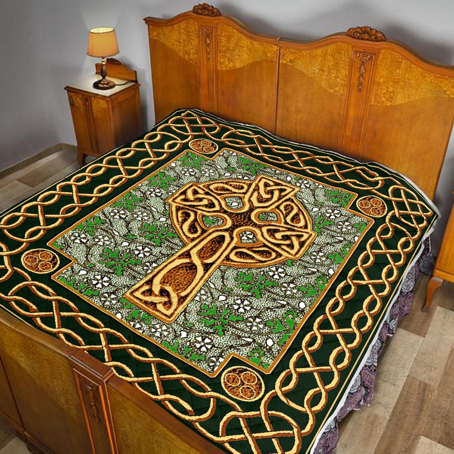 Celtic Compass 3D All Over Printed Blanket