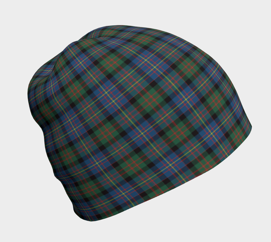 Cameron of Erracht Ancient Tartan Beanie D5-BEANIES-LoveTheWorld-Adult Small / Medium-Bamboo (mild)-Black-Vibe Cosy™