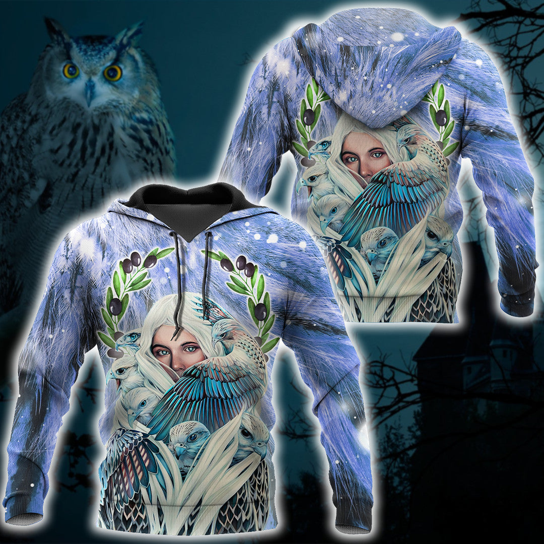 Premium Athena Goddess of Wisdom and War 3D All Over Printed Shirts