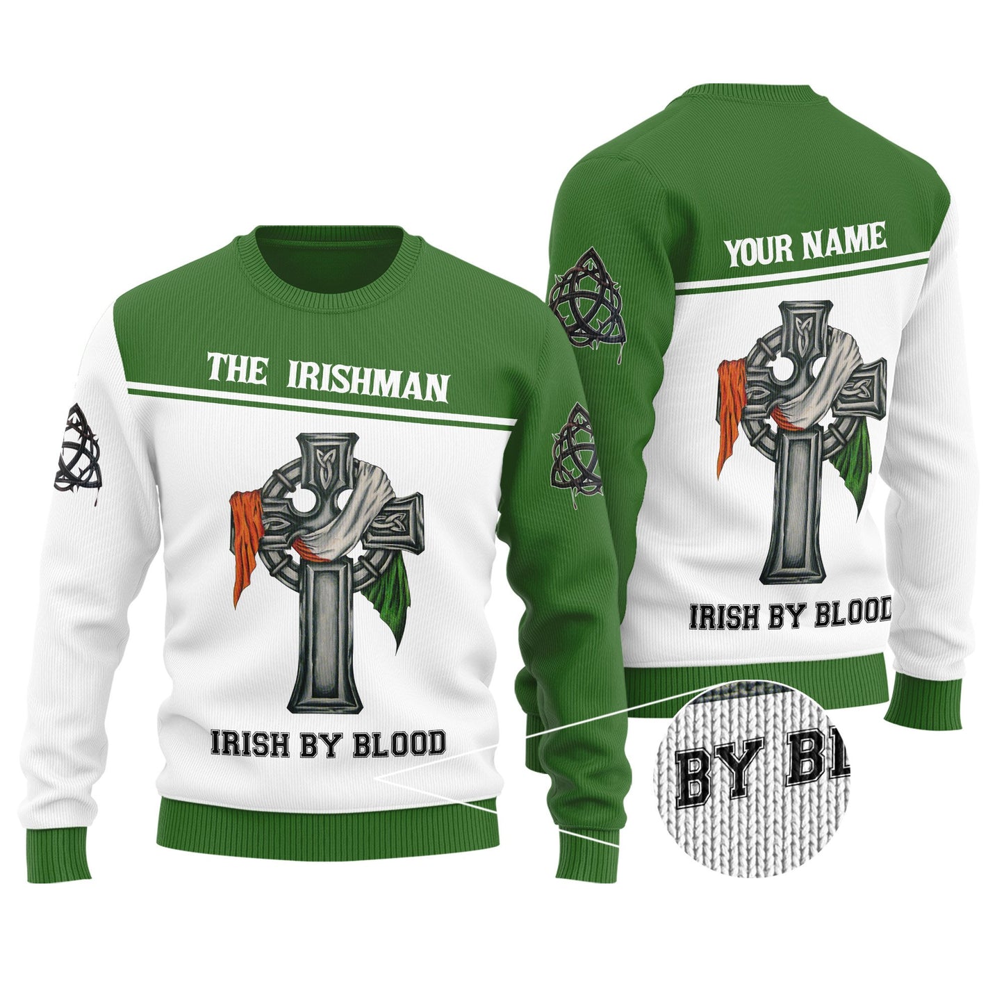 Customize Name Irish Saint Patrick Day 3D All Over Printed Unisex Shirt