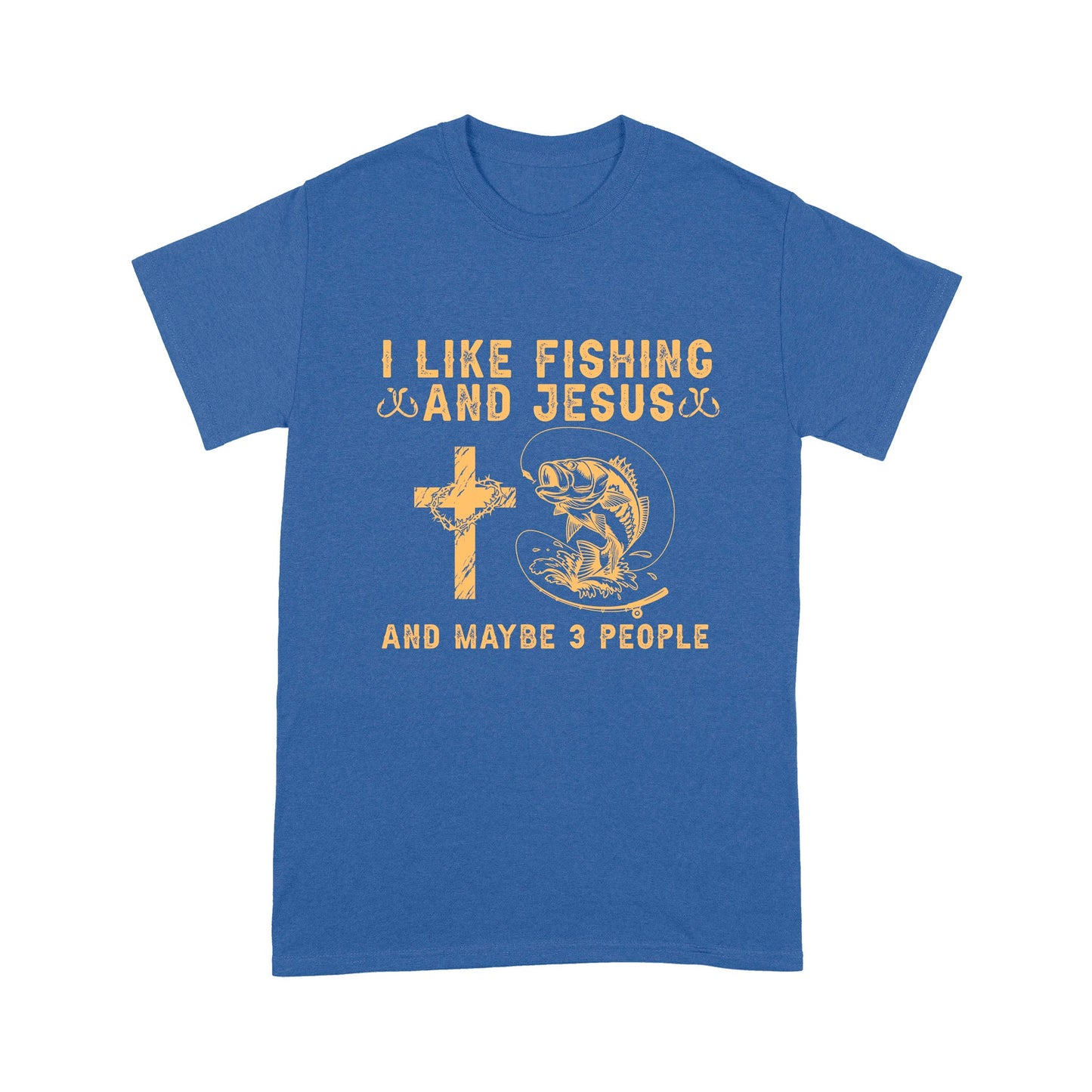 I Like Fishing And Jesus And Maybe 3 People Shirt Unisex T-Shirt MH13012202DH