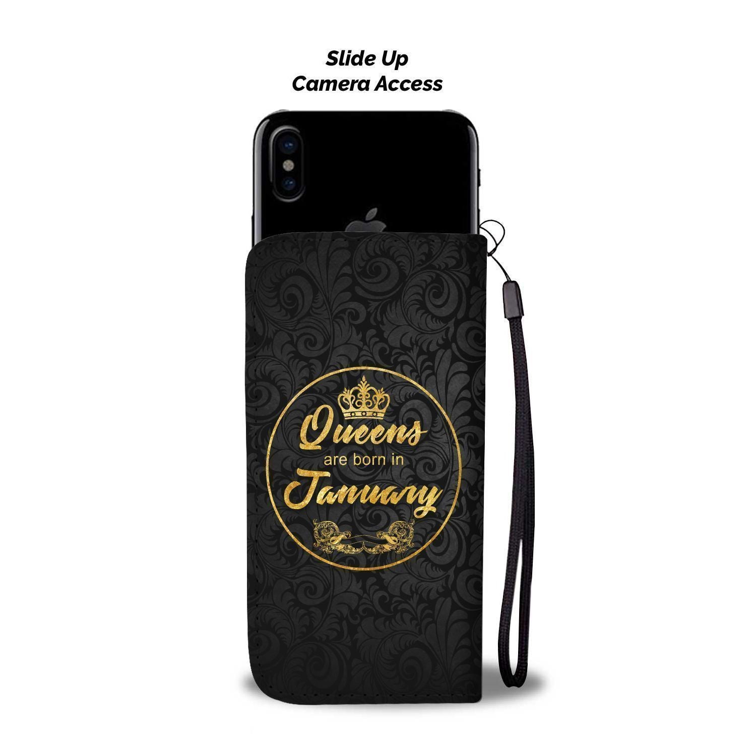 January Queen - Wallet Phonecase-January-wc-fulfillment-iPhone X-Vibe Cosy™