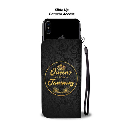January Queen - Wallet Phonecase-January-wc-fulfillment-iPhone X-Vibe Cosy™