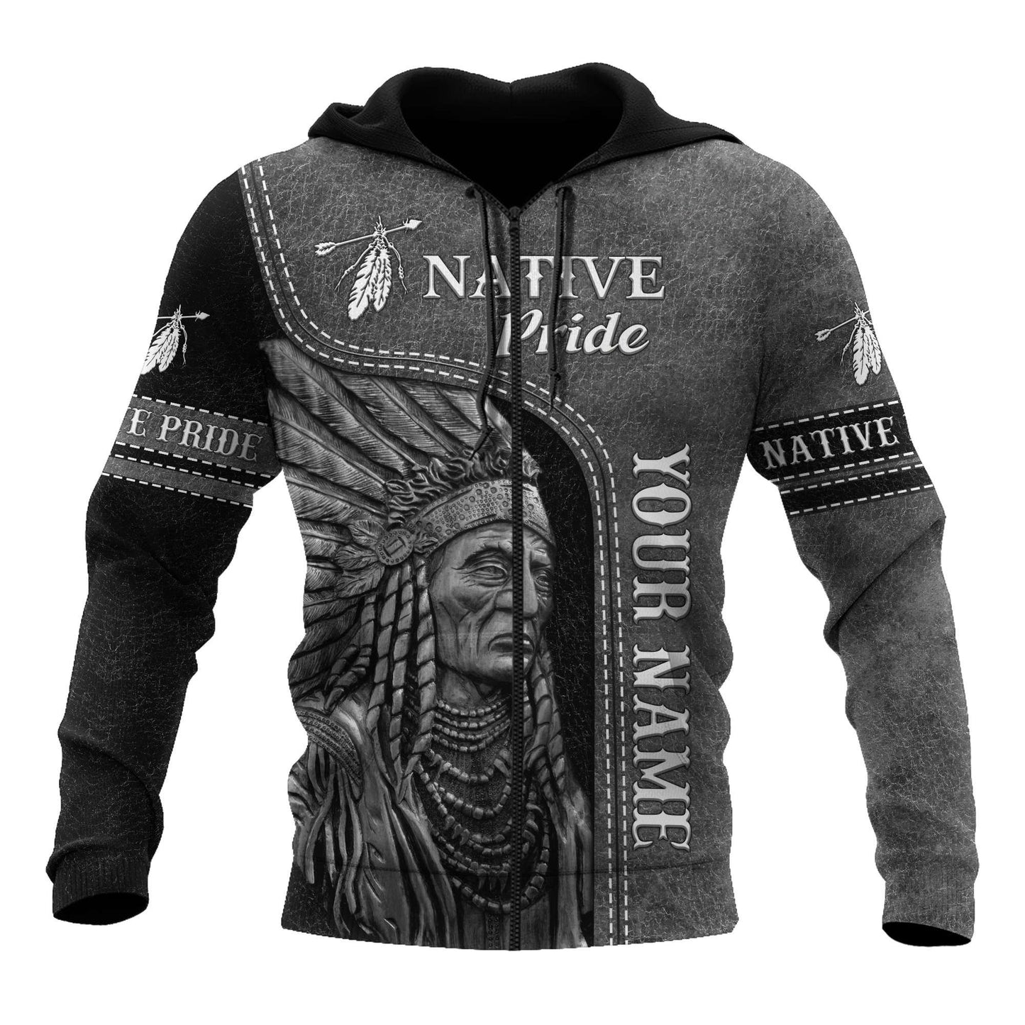 Customize Name Native American 3D All Over Printed Unisex Shirts