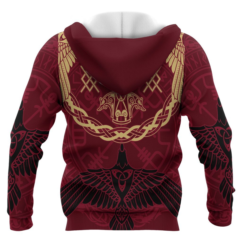 MJOLNIR VIKING ALL OVER-Apparel-HP Arts-Hoodie-S-Vibe Cosy™