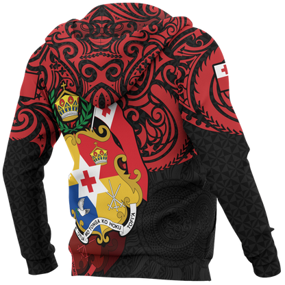 Tonga in My Heart Polynesian Tattoo Style 3D Printed Shirts TT0030-Apparel-TT-Hoodie-S-Vibe Cosy™