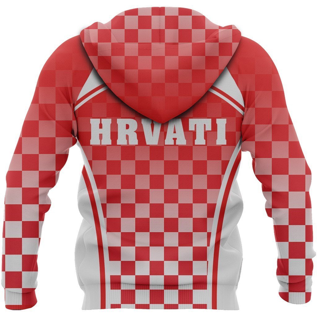 Croatia Zipper Hoodie - S. Style J9-Apparel-Khanh Arts-Hoodie-S-Vibe Cosy™