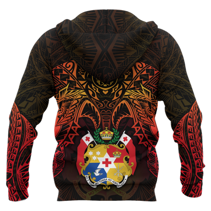 Tonga in My Heart Polynesian Tattoo Style 3D Printed Shirts TT0021-Apparel-TT-Hoodie-S-Vibe Cosy™