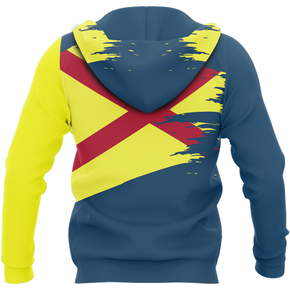 Scotland Lion Painting Pullover Hoodie-Apparel-HD09-Zip Hoodie-S-Vibe Cosy™