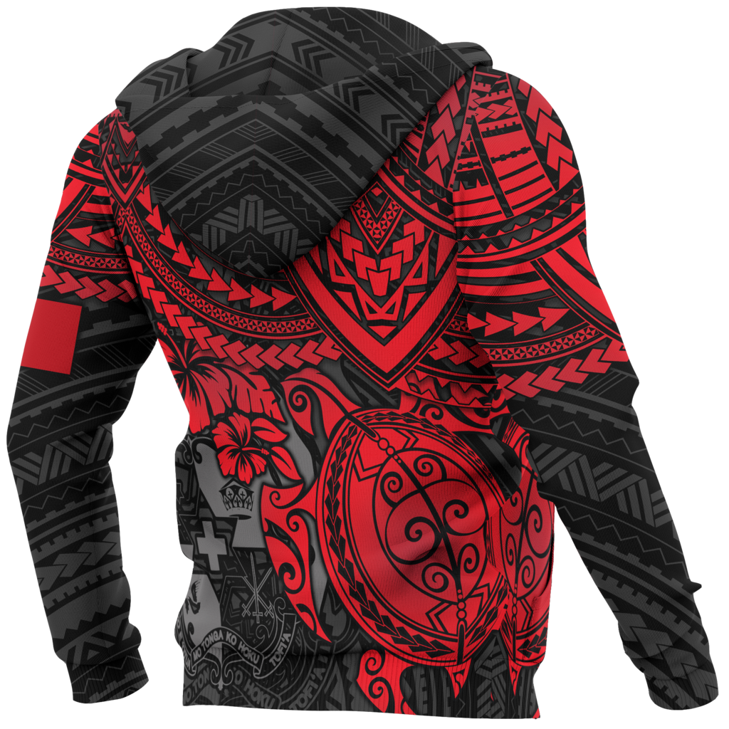 Tonga in My Heart Polynesian Tattoo Style 3D Printed Shirts TT0025-Apparel-TT-Hoodie-S-Vibe Cosy™