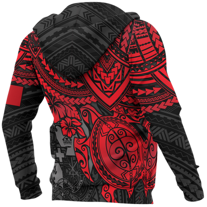 Tonga in My Heart Polynesian Tattoo Style 3D Printed Shirts TT0025-Apparel-TT-Hoodie-S-Vibe Cosy™