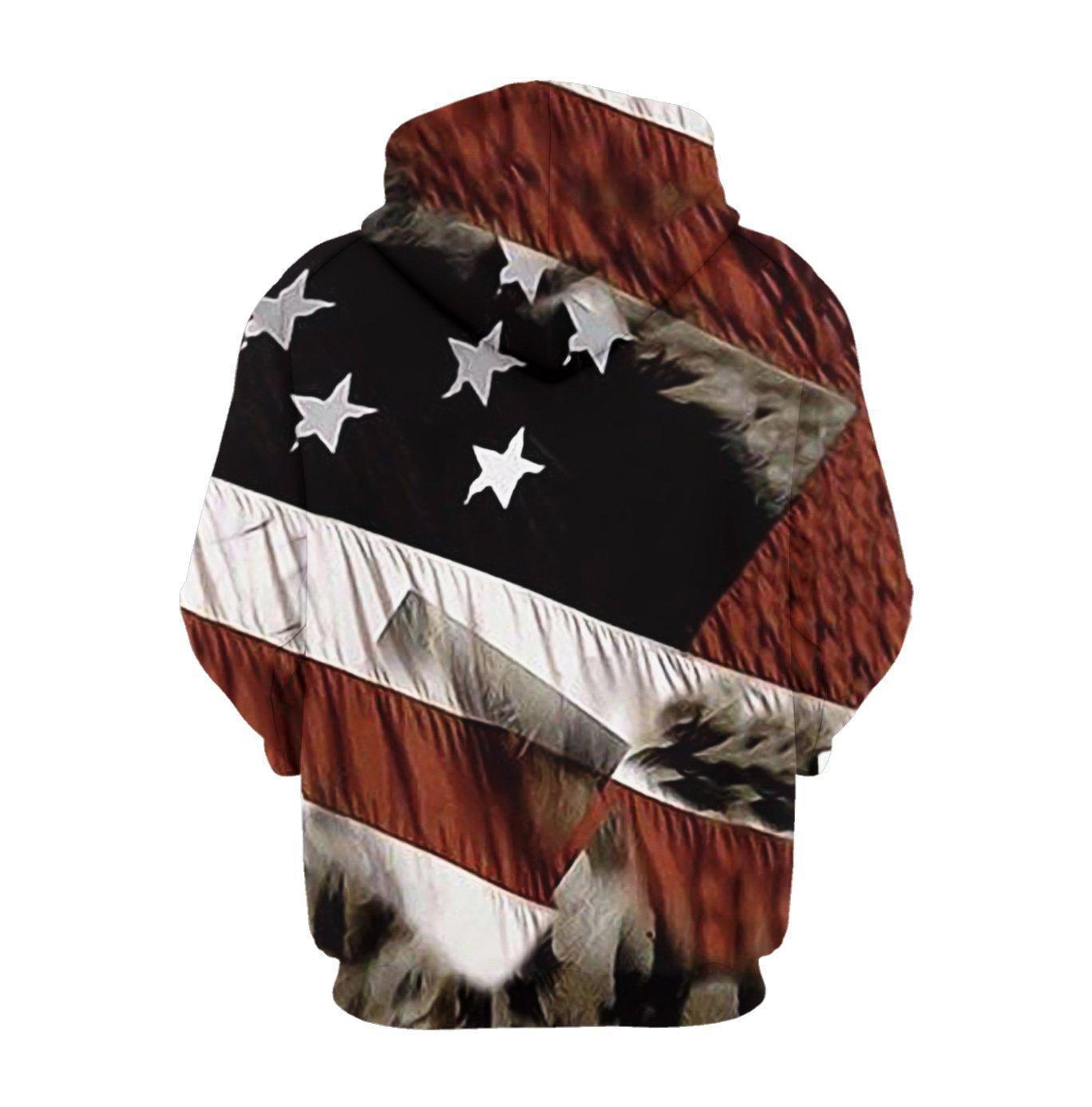 EXCLUSIVE: EAGLE USA FLAG 3D SWEATSHIRT/HOODIE HG1084-Apparel-HG-Hoodie-S-Vibe Cosy™