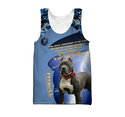 Pitbull 3d hoodie shirt for men and women DA30102001