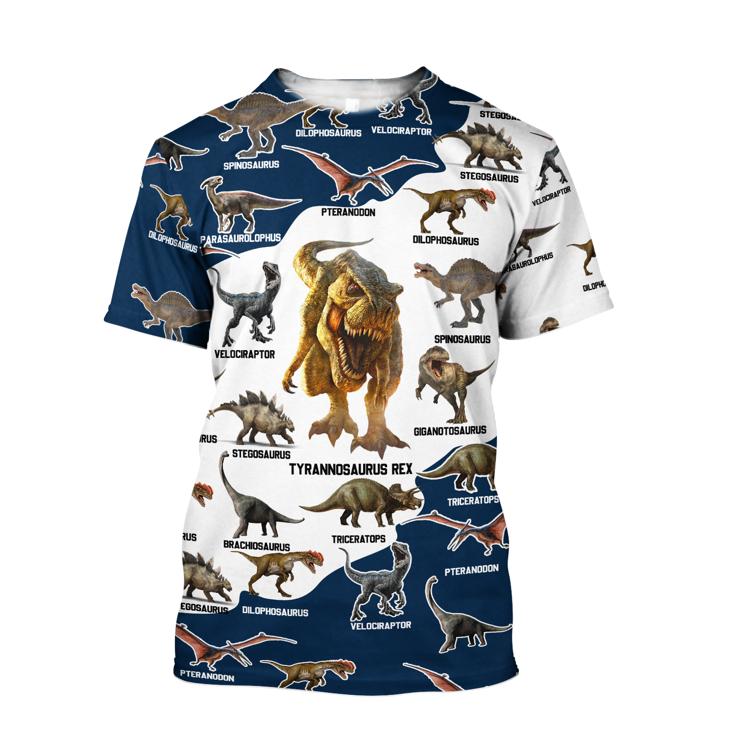 Blue dinosaurs 3d hoodie shirt for men and women HG92603