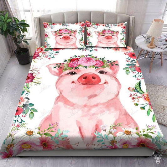 Love Pig Bedding Set TA0711201-Quilt-TA-Twin-Vibe Cosy™