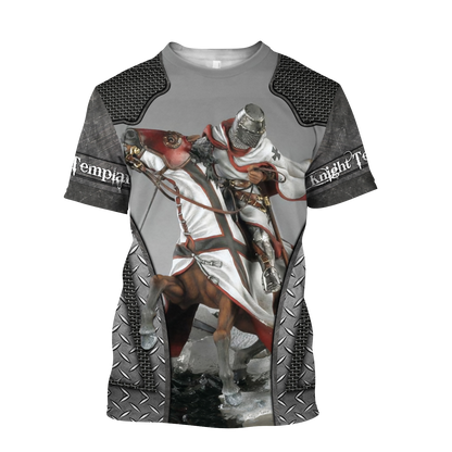 Premium Knight Templar All Over Printed Shirts For Men And Women MEI