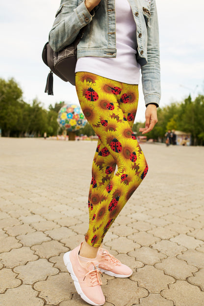 All Over Printing The Bug Sunflower Hoodie Dress-Apparel-Phaethon-Hoodie Dress-S-Vibe Cosy™