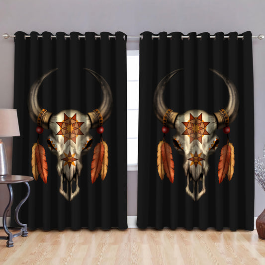 Cabezas De Toro Window Curtains