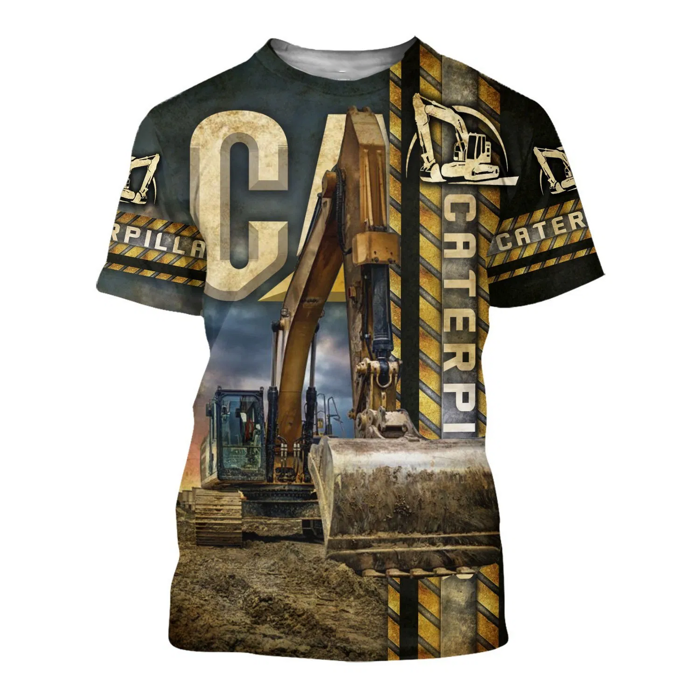 LOVE HEAVY EQUIPMENT 3D ALL OVER PRINTED SHIRTS AND SHORT FOR MAN AND WOMEN PL12032005-Apparel-PL8386-T-Shirt-S-Vibe Cosy™