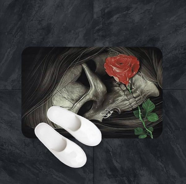 Skull and Rose Set-Home Decor-Printify-Bath mats 20x32-Vibe Cosy™