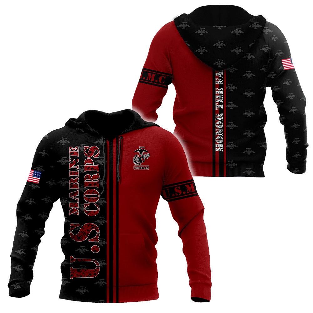 US Marine Corps 3D All Over Printed Unisex Shirts