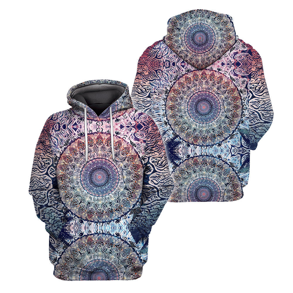 Mandala 3D All Over Printed Unisex Shirts
