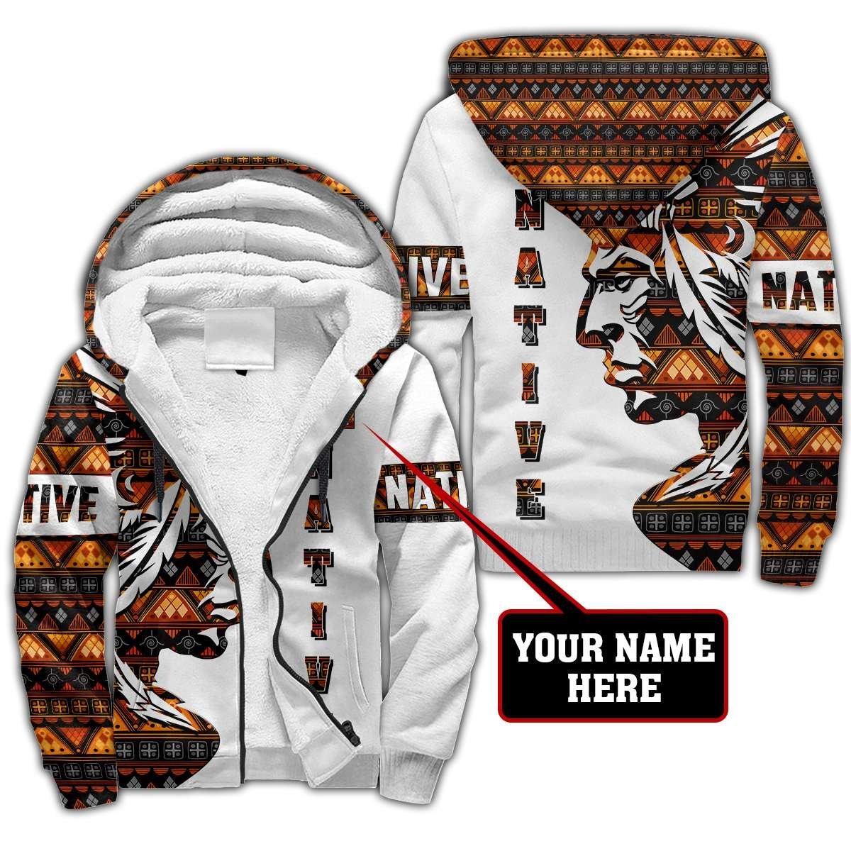 Customize Name Native American 3D All Over Printed Unisex Shirts