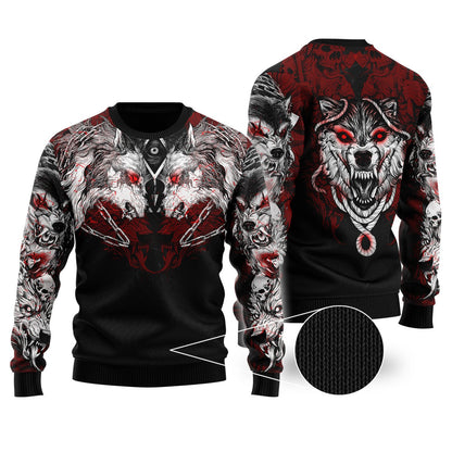 Wolf Tattoo 3D All Over Printed Unisex Shirt No 05