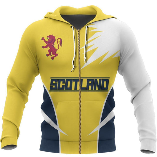 Scotland Active Special Hoodie 1-Apparel-LP12-Zip Hoodie-S-Vibe Cosy™