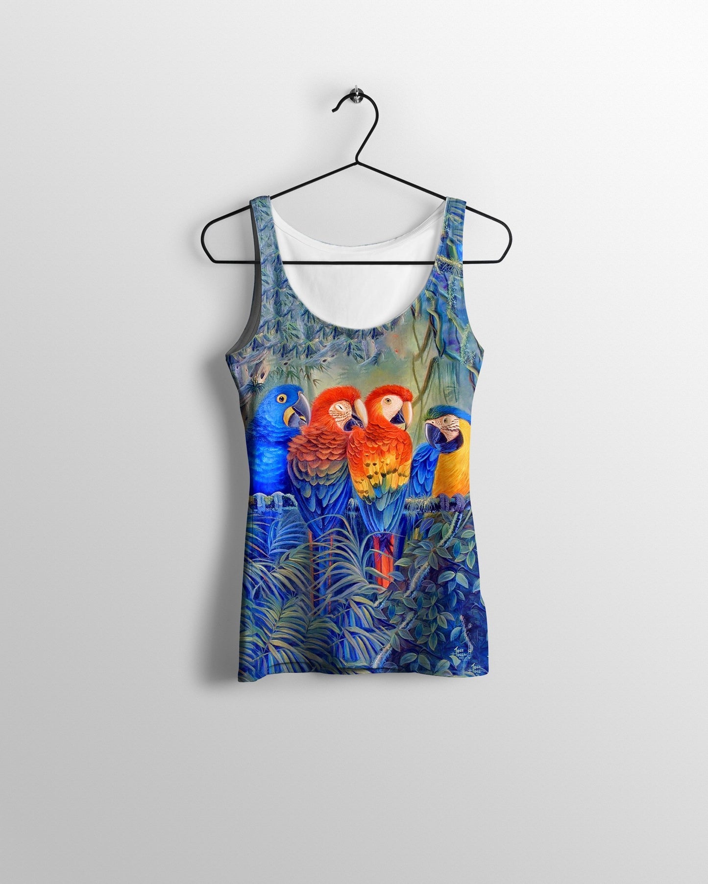 3D Printed Parrot Clothes-Apparel-PHL-Tank top-S-Vibe Cosy™