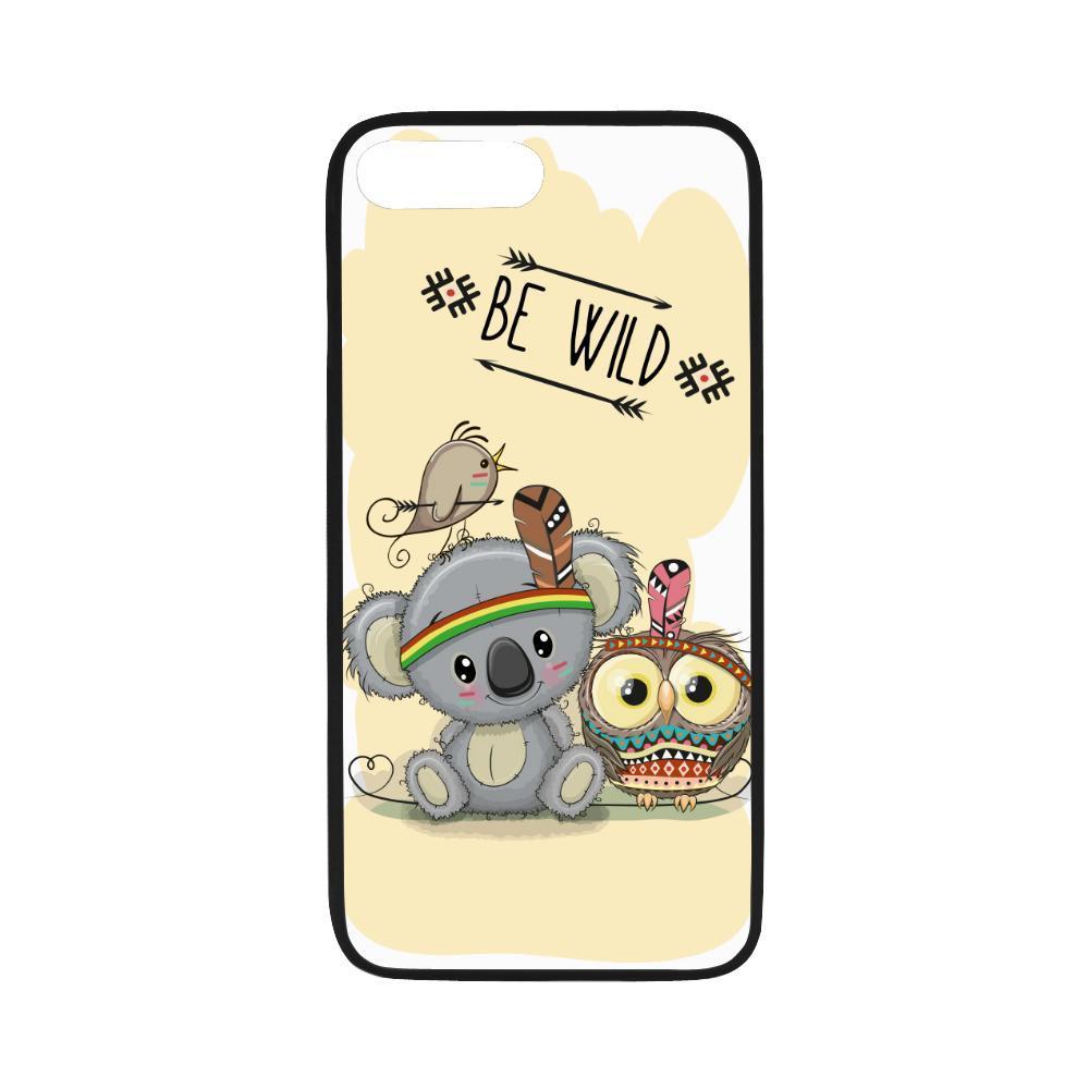 AUSTRALIA KOALA BE WILD PHONE CASE H5-RUBBER PHONE CASES-HP Arts-One Size-Rubber Case for iPhone 6/6s Plus-Vibe Cosy™
